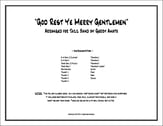 God Rest Ye Merry Gentlemen Jazz Ensemble sheet music cover